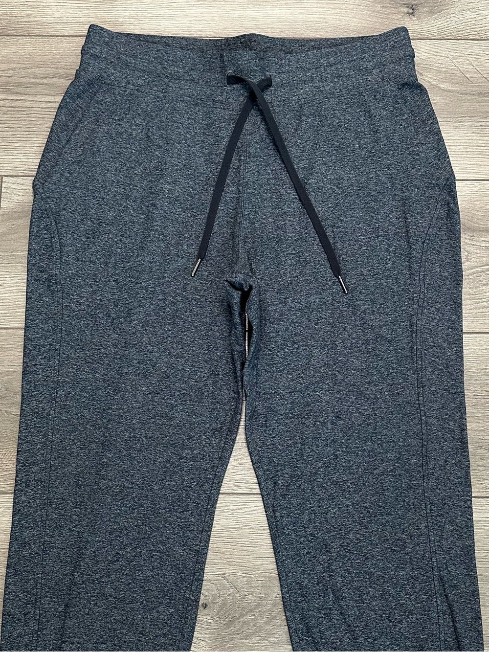 Lululemon Ready To Rulu High Rise Cropped Jogger Heathered Grey Black Size 12 - Picture 2 of 9